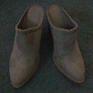 Gray Blue slip into shoes